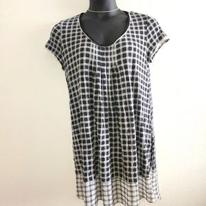 Simply Vera Wang Black & White Dress Sz Large